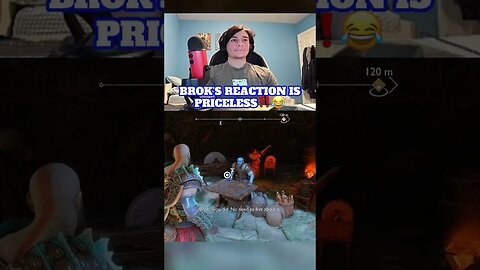 Brok’s Reaction To Heimdall’s Death Is Priceless‼️😂 | #shorts #godofwarragnarok #gaming #funny