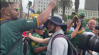 South Africa - Cape Town - Springbok Trophy Tour (Video) (YRt)