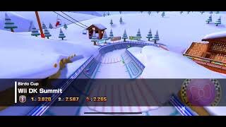 Mario Kart Tour - Wii DK Summit Gameplay (Snow Tour)