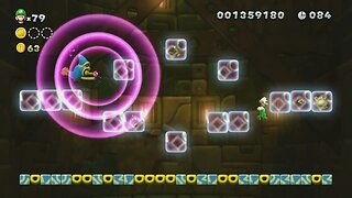 New Super Luigi U - Stonecrush Tower Boss Fight