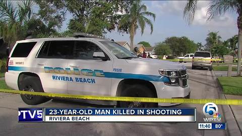 23-year-old man killed in Riviera Beach drive-by shooting