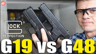 Glock 19 vs Glock 48 (One Reason to Compare: SAME GUN, but SLIMMER)