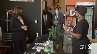 VP Harris dropped by local businesses during Tri-State visit