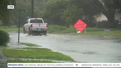 Tropical Storm Eta creating some flooding in Shore Acres