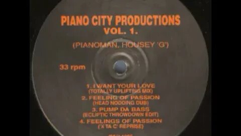 Piano City Productions- Feeling Of Passion (Head Nodding Dub)