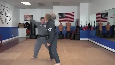An example of the American Kenpo technique Circles of Protection