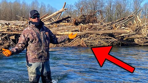 Impassable LOG JAM?! 48 HRS Winter Steelhead FISHING.