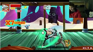 Julien The Ring tailed Lemur VS Danny Phantom In A Nickelodeon Super Brawl 2 Battle With Commentary