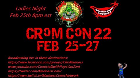 CRoM CoN 22 Day 2 Part 1 Sun Feb 27th 12pm est