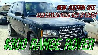 New Car Auction Site with $100 Cars, 392 Challenger Issues. $300 Range Rover