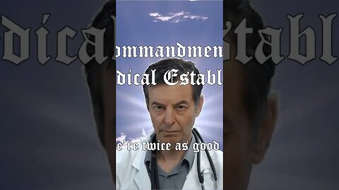 20 Commandments of the Medical Establishment Introduction #shorts #commandments