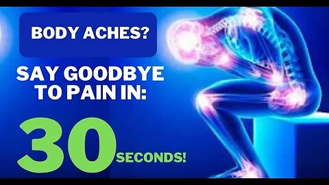 TREATMENT FOR BODY PAIN✅ pain relief ✅LIVE WITHOUT PAIN!!