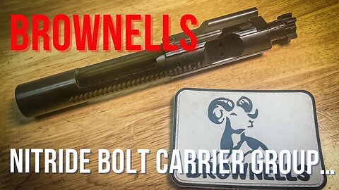 Brownells Nitride BCG Review #brownells #boltcarriergroup