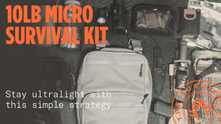 Ultralight urban micro Bug Out Bag | Packing List Included! #bugoutbag #urbansurvival #grayman