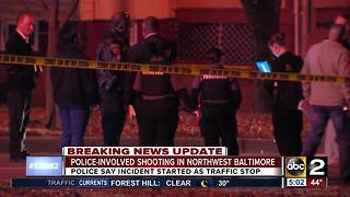 Officer-involved shooting in Northwest Baltimore