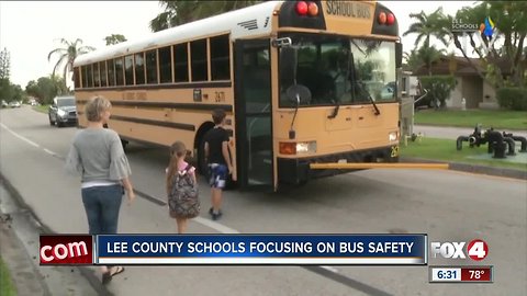 School board meeting on bus safety in Lee County