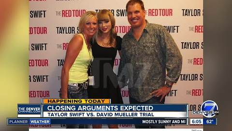 Closing arguments expected Monday in Taylor Swift groping case