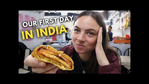 FOREIGNERS try DELHI street food for FIRST TIME 🇮🇳 (INDIA travel vlog)