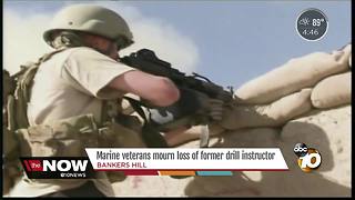 Marine veterans mourn loss of former drill-instructor