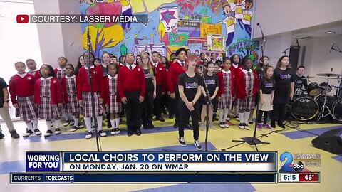 Baltimore student choirs appear together on 'The View'