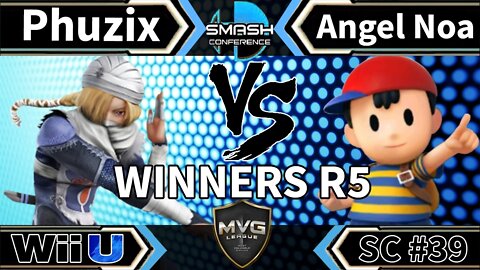 ONI|Phuzix (Sheik) vs. Angel Noa (Ness) - SSB4 Winners R5 - Smash Conference 39