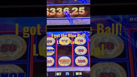 I got the Blue Ball! High Limit Lightning Link. Loud & Local #shorts