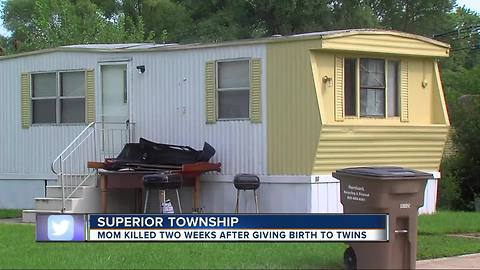 Mom who gave birth to twins weeks ago shot to death in Superior Twp.