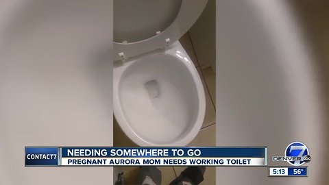 Aurora woman contacts Denver7 after landlord refuses to fix broken toilet