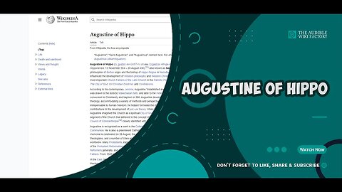 Augustine of Hippo, also known as Saint Augustine, was a theologian and philosopher of Berber