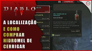 Diablo 4, Como comprar Hidromel de Cerrigar | Super-Dica Pt Br