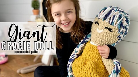 How to Make a Giant Crochet Doll- Free Crochet Baby Doll Pattern