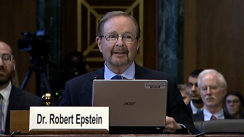 Robert Epstein Testimony On Google Interference In The Election 2023 - It Is Happening Again