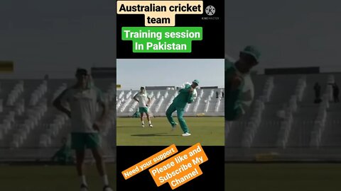 Australian Cricket Team training session| Tour Pakistan| Pak vs Aus test series|Benaud-Qadir trophy