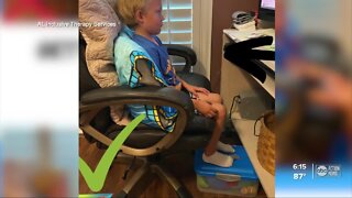 Local chiropractor gives tips on setting up virtual learning workspace for kids