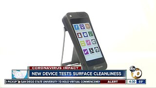 New device tests surface cleanliness