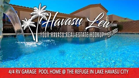4 Bedroom Double RV Garage Pool Home at The Refuge in Lake Havasu City 1959 E Troon Dr MLS 1023418