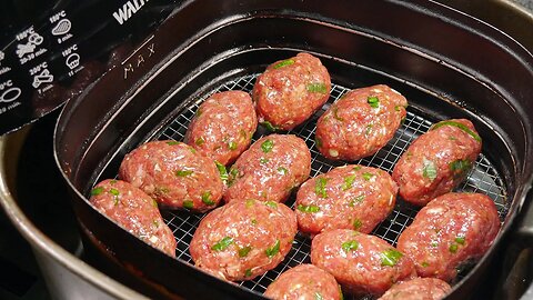 GROUND BEEF AIR FRYER IDEA! Very easy recipe to make in the air fryer