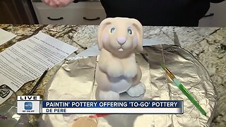 Paintin' Pottery offers to go kits for art projects and fun