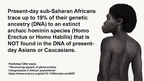 The "Out-of-Africa" Theory has been Debunked! It's Junk Science and DNA Proves It! 🌍🐵=👨🏼🚫👎