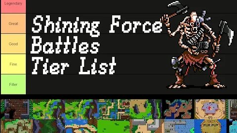 Shining Force 1 - All Battles - Tier List (Spoilers)