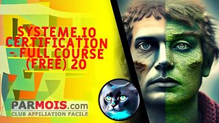 Systeme.io Certification - FULL COURSE (FREE) 20