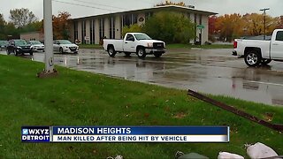 Man killed after being hit by vehicle in Madison Heights