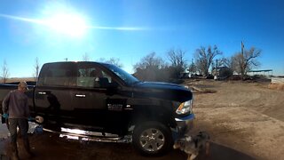 Washing Trucks and Scraping an Alley