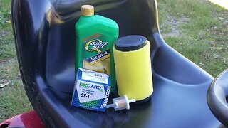 Seasonal Lawn Tractor Maintenance, Changing Oil And Filters