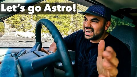 Off Roading LAVA Hills! | AWD Astro Van #offroad #4x4