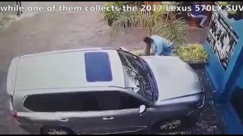 2017 Lexus 570LX SUV believed to be stolen from the parking lot in Randburg in less than a minute