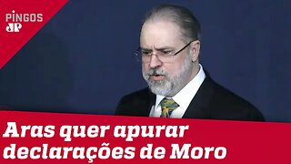 Aras pede inquérito ao STF para apurar fatos narrados por Moro