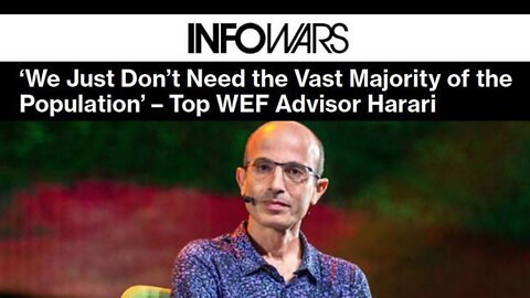 Top Globalist Yuval Noah Harari Declares Humans Obsolete Ahead of Great Reset Collapse