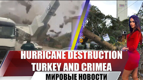 Giant hurricane and storm destroys Turkey and Crimea | Destruction and sacrifice