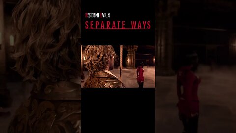 Resident evil 4 remake Separate ways clips of trailer #shortsvideo